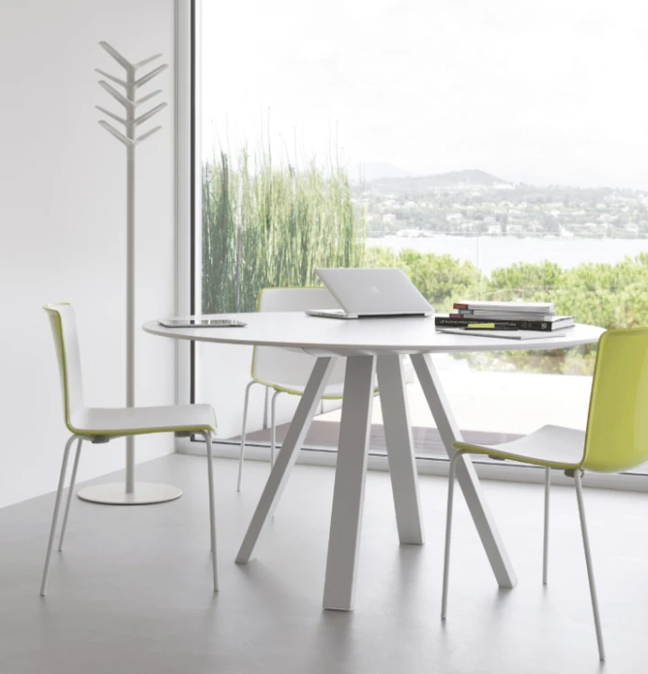 stół Arki, sół Pedrali, stół okrągły, stół do jadalni, stół do restauracji, nowoczesny stół, nowoczesny design, włoski design