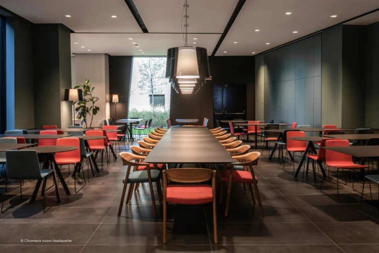stół Arki, sół Pedrali, stół okrągły, stół do jadalni, stół do restauracji, nowoczesny stół, nowoczesny design, włoski design