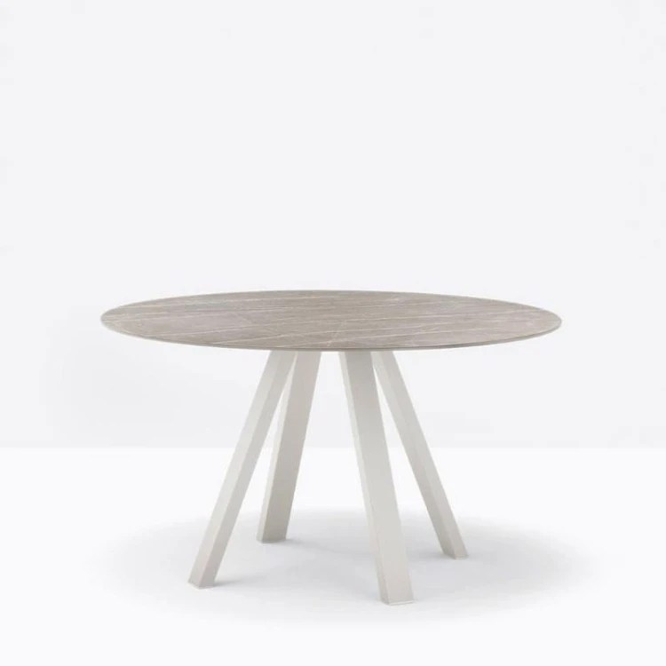 stół Arki, sół Pedrali, stół okrągły, stół do jadalni, stół do restauracji, nowoczesny stół, nowoczesny design, włoski design