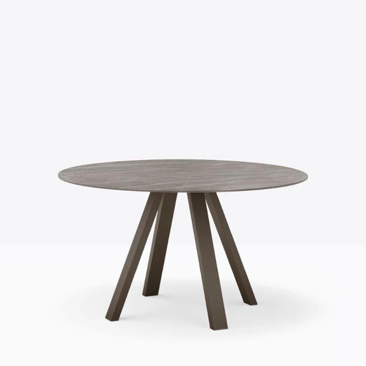 stół Arki, sół Pedrali, stół okrągły, stół do jadalni, stół do restauracji, nowoczesny stół, nowoczesny design, włoski design