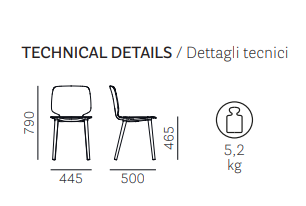 krzesło Babila, krzesło Pedrali, krzesło minimalistyczne, krzesło do jadalni, krzesło do kuchni, krzesło konferencyjne, nowoczesny design, włoski design