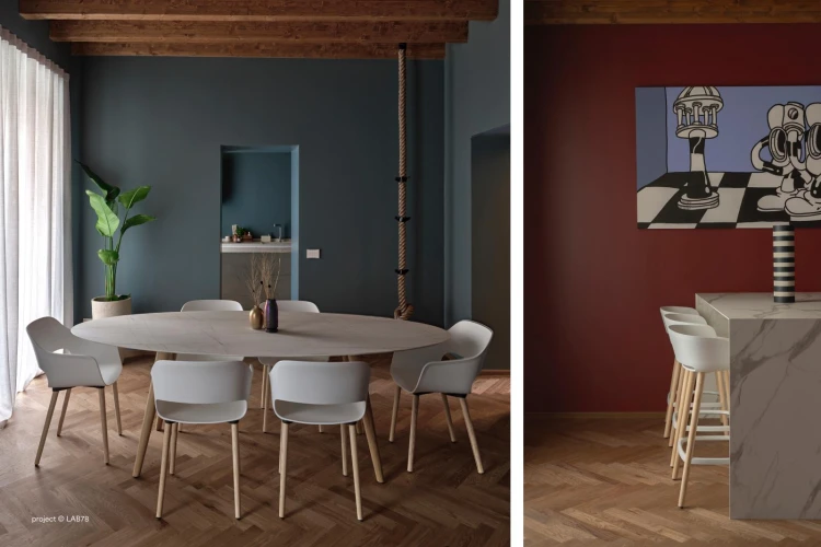 krzesło Babila, krzesło Pedrali, krzesło minimalistyczne, krzesło do jadalni, krzesło do kuchni, krzesło konferencyjne, nowoczesny design, włoski design