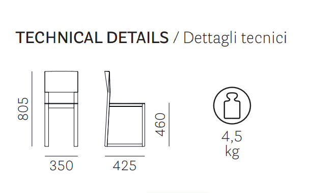krzesło Brera, krzesło Pedrali, krzesło dębowe, krzesło drewniane, krzesło do jadalni, krzesło do kuchni, krzesło do restauracji, nowoczesny design, włoski design