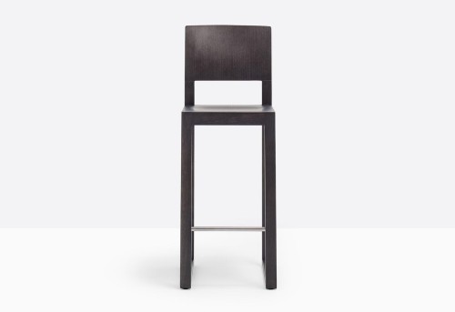 hoker Brera, hoker Pedrali, hoker dębowy, hoker drewniany, hoker do restauracji, nowoczesny design, włoski design