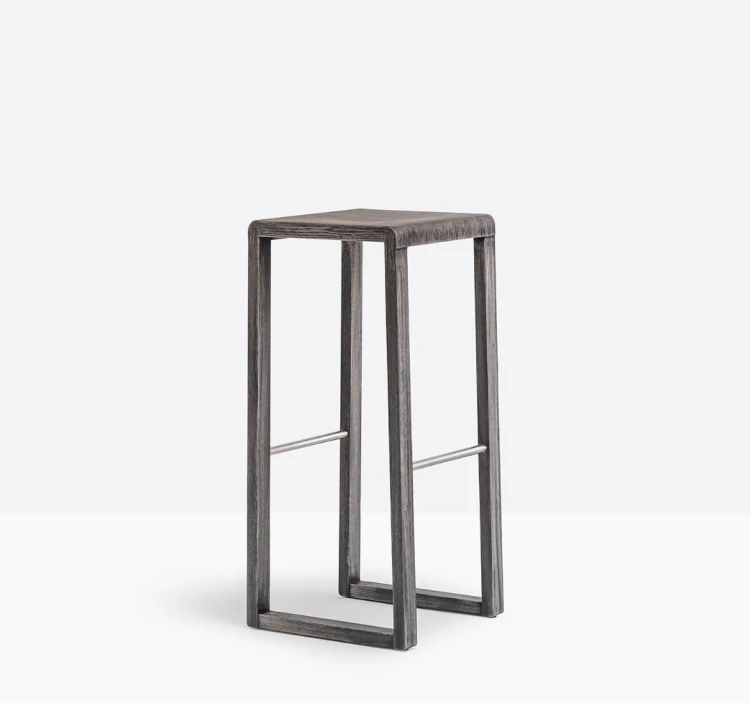 hoker Brera, hoker Pedrali, hoker dębowy, hoker drewniany, hoker do restauracji, nowoczesny design, włoski design