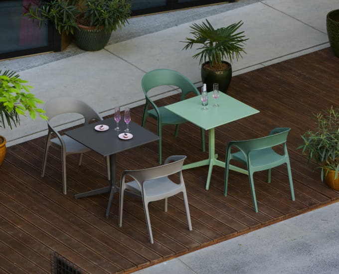 krzesło Gossip, krzesło Pedrali, krzesło z tworzywa, krzesło outdoorowe, krzesło na taras, krzesło do restauracji, krzesło włoskie, włoski design, nowoczesny design