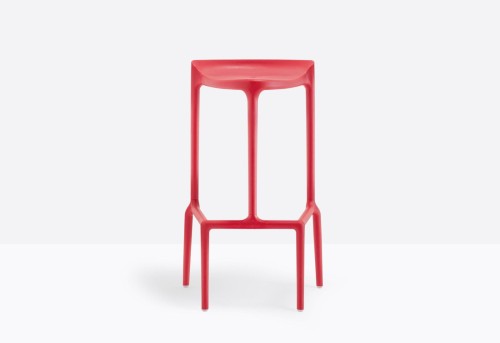 hoker Happy, hoker Pedrali, hoker z tworzywa, hoker na taras, hoker do kuchni, hoker do restauracji, nowoczesny hoker, nowoczesny design, włoski design