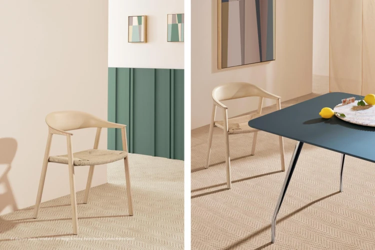 krzesło Hera, krzesło Pedrali, krzesło drewniane, krzesło boho, krzesło do jadalni, krzesło do salonu, krzesło retro, włoski design, nowoczesny design