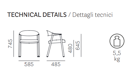 krzesło Hera, krzesło Pedrali, krzesło drewniane, krzesło boho, krzesło do jadalni, krzesło do salonu, krzesło retro, włoski design, nowoczesny design
