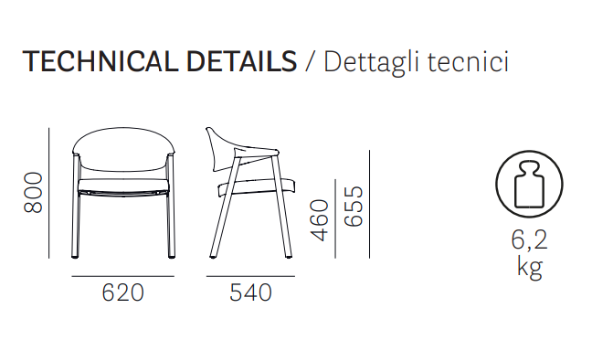 krzesło Hera, krzesło Pedrali, krzesło drewniane, krzesło boho, krzesło do jadalni, krzesło do salonu, krzesło retro, włoski design, nowoczesny design