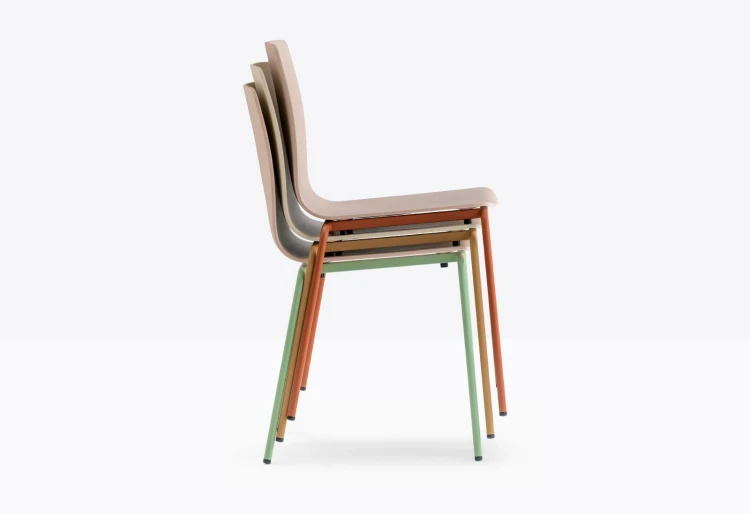 krzesło Inga, krzesło Pedrali, krzesło stalowe, krzesło z tworzywa, krzesło do jadalni, krzesło do kuchni, nowoczesny design, włoski design