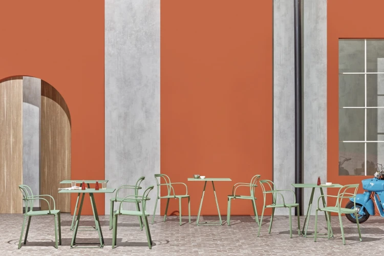 krzesło Intrigo, krzesło Pedrali, krzesło włoskie, krzesło outdoorowe, krzesło do jadalni, krzesło do restauracji, krzesło do kawiarni, nowoczesny design, włoski design