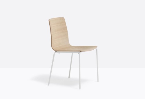 krzesło Inga, krzesło Pedrali, krzesło stalowe, krzesło drewniane, krzesło do jadalni, krzesło do kuchni, nowoczesny design, włoski design