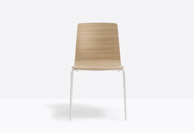 krzesło Inga, krzesło Pedrali, krzesło stalowe, krzesło drewniane, krzesło do jadalni, krzesło do kuchni, nowoczesny design, włoski design
