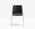 krzesło Inga, krzesło Pedrali, krzesło stalowe, krzesło skórzane, krzesło do jadalni, krzesło do kuchni, nowoczesny design, włoski design