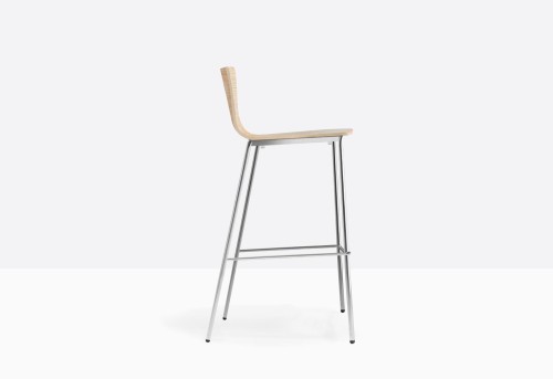 hoker Inga, hoker Pedrali, hoker stalowy, hoker drewniany, hoker do kuchni, hoker do jadalni, hoker do restauracji, nowoczesny design, włoski design