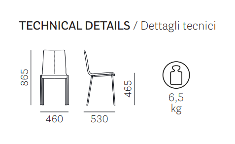 krzesło Kuadra, krzesło Pedrali, krzesło stalowe, krzesło skórzane, krzesło do jadalni, krzesło do kawiarni, krzesło do restauracji, nowoczesny design, włoski design