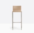hoker Kuadra, hoker Pedrali, hoker stalowy, hoker drewniany, hoker do jadalni, hoker do kawiarni, hoker do restauracji, nowoczesny design, włoski design