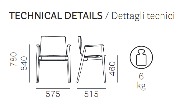 krzesło Malmo, krzesło Pedrali, krzesło drewniane, krzesło do jadalni, krzesło do kuchni, krzesło do restauracji, nowoczesny design, włoski design
