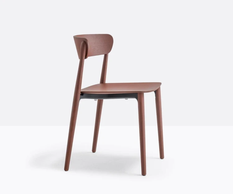 krzesło Nemea, krzesło Pedrali, krzesło drewniane, krzesło jesionowe, krzesło do jadalni, krzesło do kuchni, krzesło styl skandynawski, włoski design, nowoczesny design