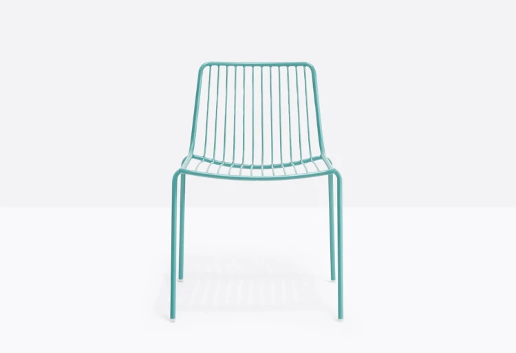 krzesło Nolita, krzesło Pedrali, krzesło stalowe, krzesło na taras, krzesło do restauracji, krzesło outdoorowe, włoski design, nowoczesny design