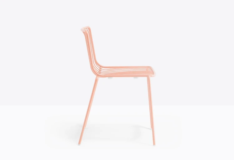 krzesło Nolita, krzesło Pedrali, krzesło stalowe, krzesło na taras, krzesło do restauracji, krzesło outdoorowe, włoski design, nowoczesny design