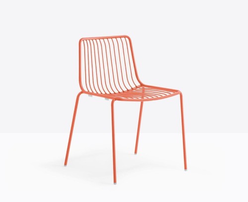 krzesło Nolita, krzesło Pedrali, krzesło stalowe, krzesło na taras, krzesło do restauracji, krzesło outdoorowe, włoski design, nowoczesny design