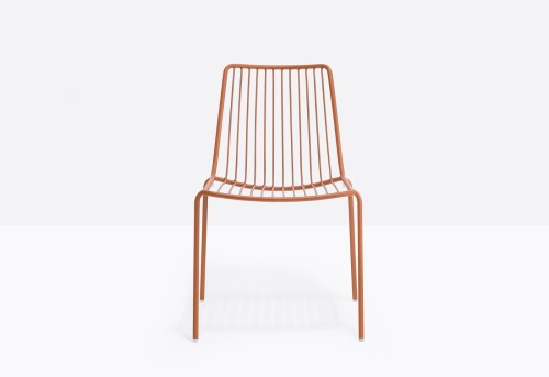 krzesło Nolita, krzesło Pedrali, krzesło stalowe, krzesło na taras, krzesło do restauracji, krzesło outdoorowe, włoski design, nowoczesny design