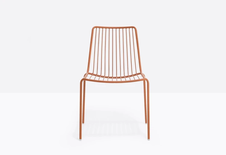 krzesło Nolita, krzesło Pedrali, krzesło stalowe, krzesło na taras, krzesło do restauracji, krzesło outdoorowe, włoski design, nowoczesny design