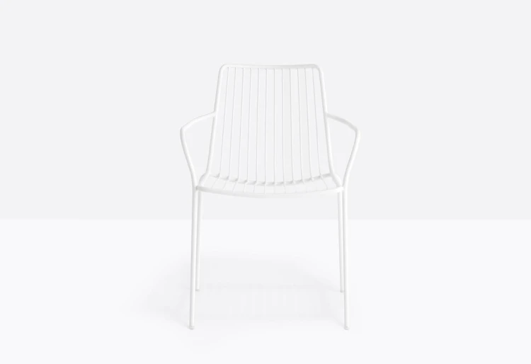 krzesło Nolita, krzesło Pedrali, krzesło stalowe, krzesło na taras, krzesło do restauracji, krzesło outdoorowe, włoski design, nowoczesny design
