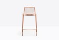 hoker Nolita, hoker Pedrali, hoker stalowy, hoker na taras, hoker do restauracji, hoker outdoorowy, włoski design, nowoczesny design