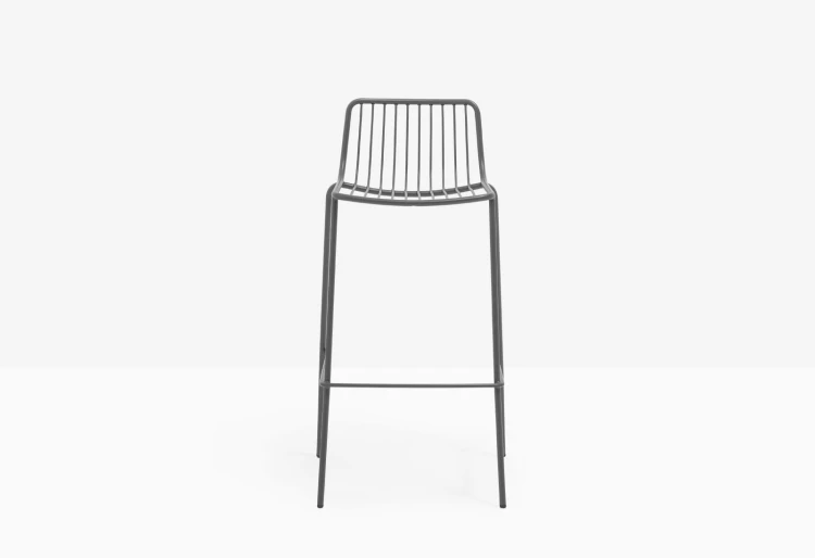 hoker Nolita, hoker Pedrali, hoker stalowy, hoker na taras, hoker do restauracji, hoker outdoorowy, włoski design, nowoczesny design