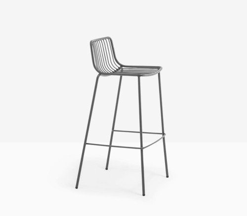 hoker Nolita, hoker Pedrali, hoker stalowy, hoker na taras, hoker do restauracji, hoker outdoorowy, włoski design, nowoczesny design