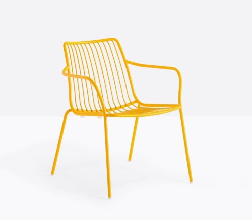 krzesło Nolita, krzesło Pedrali, krzesło stalowe, krzesło na taras, krzesło do restauracji, krzesło outdoorowe, włoski design, nowoczesny design