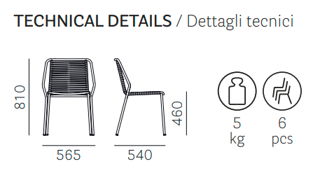 krzesło Philia, krzesło Pedrali, krzesło outdoorowe, krzesło na taras, krzesło ogrodowe, krzesło do restauracji, krzesło plecione, nowoczesny design, włoski design