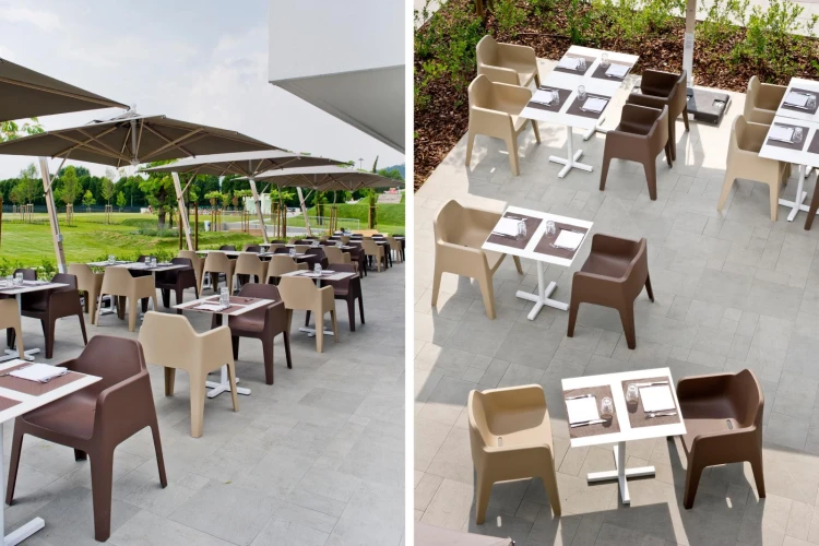 krzesło Plus, krzesło Pedrali, krzesło outdoorowe, krzesło na taras, krzesło z tworzywa, krzesło do ogrodu, krzesło do restauracji, nowoczesny design, włoski design