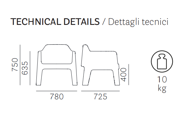 krzesło Plus, krzesło Pedrali, krzesło outdoorowe, krzesło na taras, krzesło z tworzywa, krzesło do ogrodu, krzesło do restauracji, nowoczesny design, włoski design