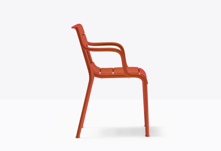 krzesło Souvenir, krzesło Pedrali, krzesło outdoorowe, krzesło z tworzywa, krzesło na taras, krzesło do restauracji, nowoczesny design, włoski design