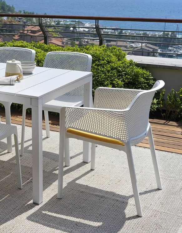 krzesło Net, krzesło Nardi, poducha do krzesła Net, krzesło na taras, krzesło outdoorowe, krzesło ogrodowe, włoski design