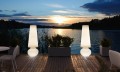 lampa Fade M, lampa Plust, lampa podłogowa, lampa outdoorowa, lampa na taras, nowoczesny design