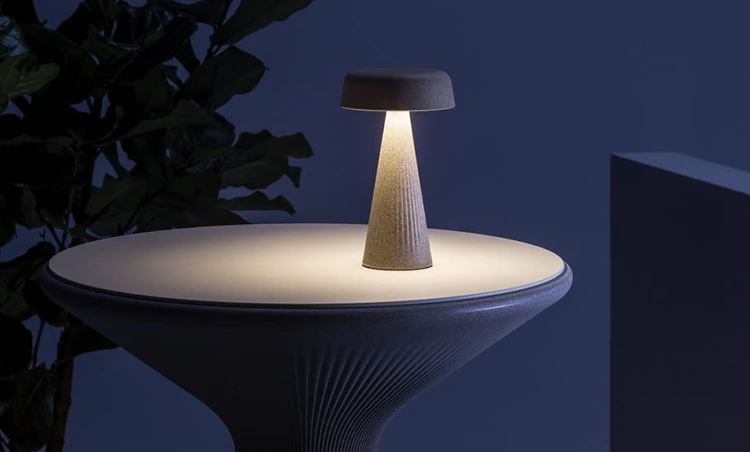 lampa Fade, lampa Plust, lampa stołowa, lampa outdoorowa, lampa na taras, nowoczesny design