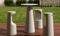 stolik barowy Fura, stolik Plust, stolik outdoorowy, stolik na taras, stolik do restauracji, stolik do kawiarni, stolik z tworzywa, włoski design