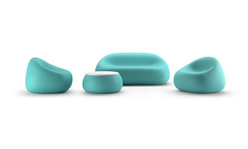 sofa Gumball, sofa Plust, sofa outdoorowa, sofa na taras, sofa ogrodowa, sofa z tworzywa, nowoczesny design, włoski design