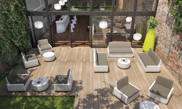 stolik Bold, stolik Plust, stolik kawowy na taras, stolik kawowy do ogrodu, outdoorowy stolik kawowy, stolik do kawiarni, stolik do restauracji, włoski design