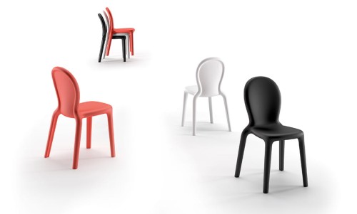krzesło Chloe, krzesło Plust, krzesło z tworzywa, krzesło outdoorowe, krzesło na taras, krzesło do restauracji, krzesło do kawiarni, krzesło sztaplowane, włoski design