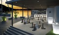 stolik barowy Armillaria, stolik Plust, stolik outdoorowy, stolik z tworzywa, stolik do restauracji, stolik do kawiarni, włoski design