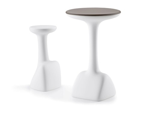 stolik barowy Armillaria, stolik Plust, stolik outdoorowy, stolik z tworzywa, stolik do restauracji, stolik do kawiarni, włoski design