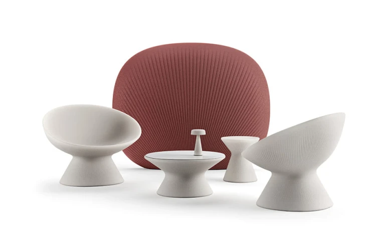 ścianka działowa Fade Shell, ścianka działowa Plust, ścianka działowa z tworzywa, ścianka działowa na taras, ścianka działowa do restauracji, włoski design, nowoczesny design