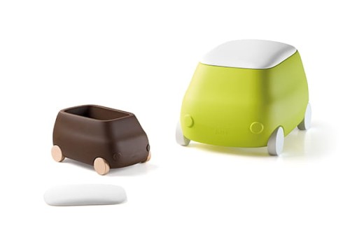 pojemnik Van Mini, pojemnik Plust, pojemnik do przechowywania, ozdoba na biurko, włoski design, nowoczesny design