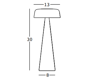 lampa Fade, lampa Plust, lampa stołowa, lampa outdoorowa, lampa na taras, nowoczesny design